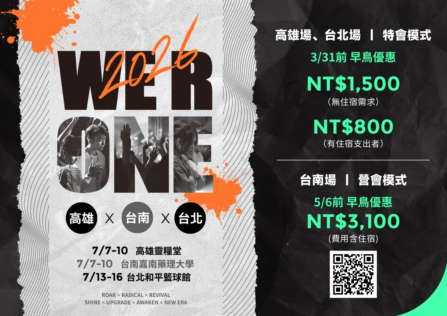 2026 We R One 特會