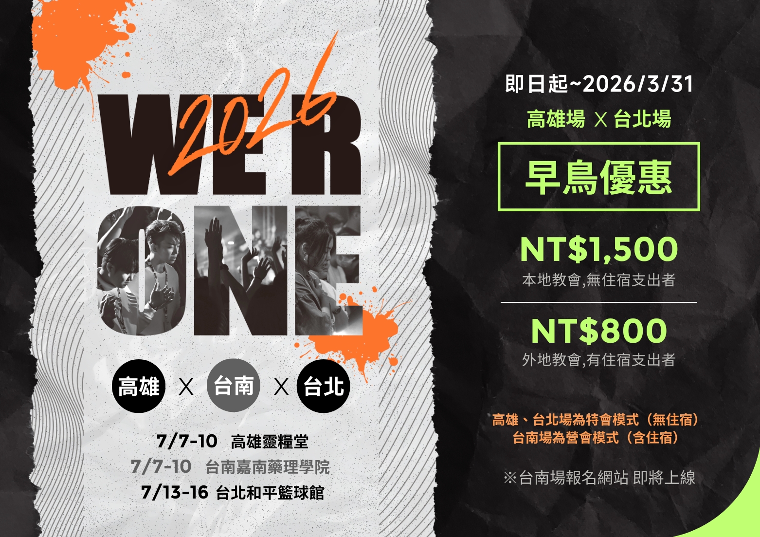 2026 We R One 特會
