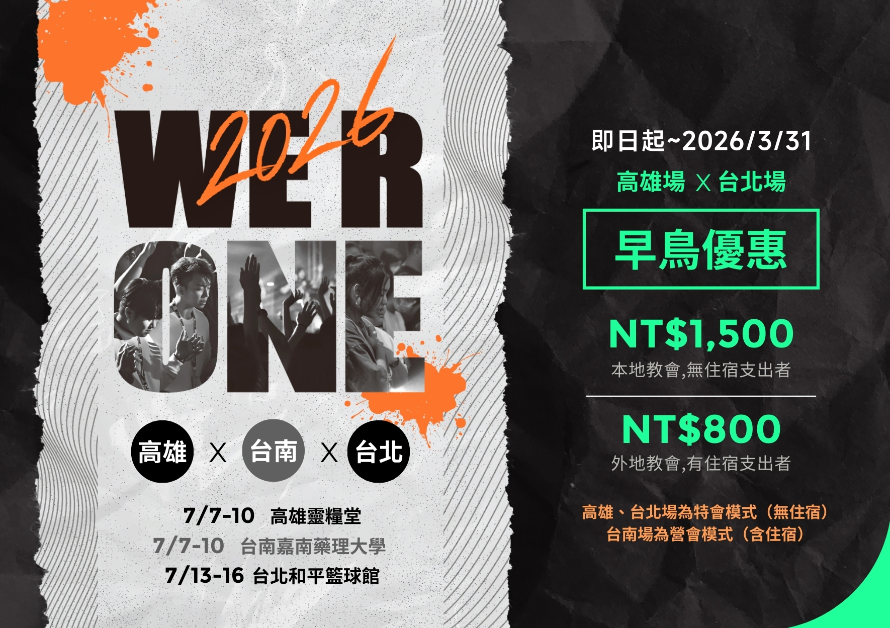 2026 We R One 特會